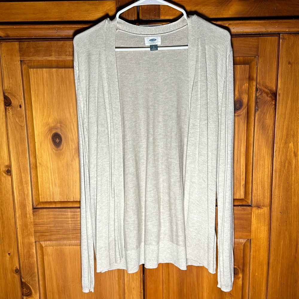 Old Navy Women’s Cream Long Sleeve Comfy Cardigan